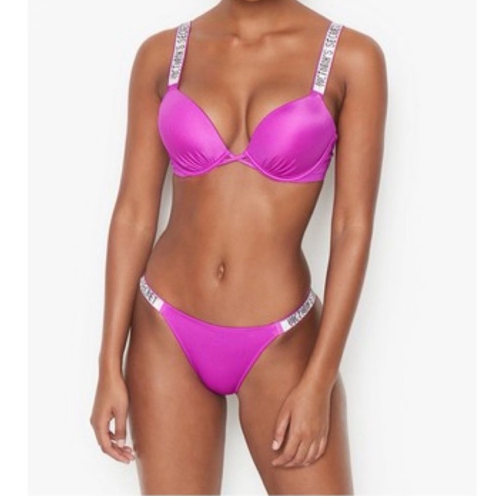 ❣️ VS Shine Strap Bombshell Bikini Set